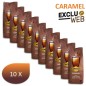 Pack x 10 Café cappuccino CARAMEL 1 Kg - CAPRIMO