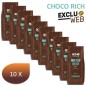 PACCHIO X 10 CHOCO CHOVO CHOTTO RICH N ° 102 SCHO 14% Cocoa - 1 kg