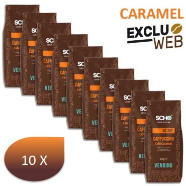 Pack x 10 Chocolat café CARAMEL N°302 1kg - SCHO