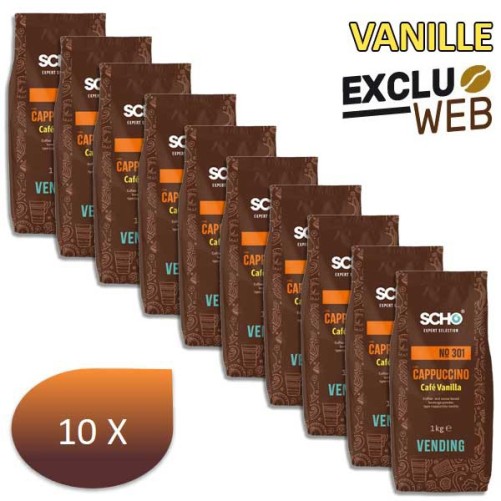 Pack X 10 Vanilla Coffee Chocolate N ° 301 Scho 1 kg