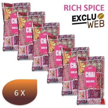 Pack x 6 Chaï latte RICH SPICE 1,5 Kg - KAV ORIENT