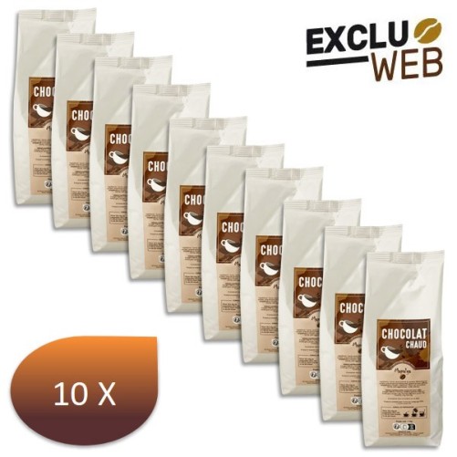 Pacchetto x 10 cioccolata calda istantanea 25% cacao - 1 kg - mapalga