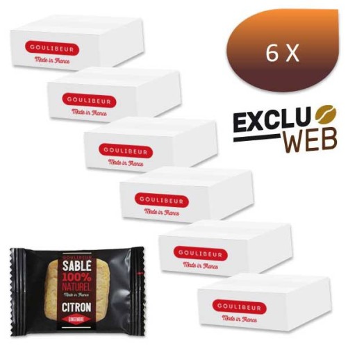 Pack 6 x 1 Kg sablés CITRON gingembre - GOULIBEUR