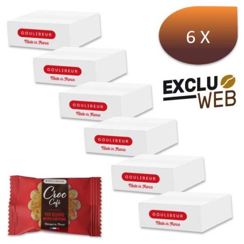 Pacchetto 6 x 1 kg Mini Galette Crocé Café tradizione - Goulibeur