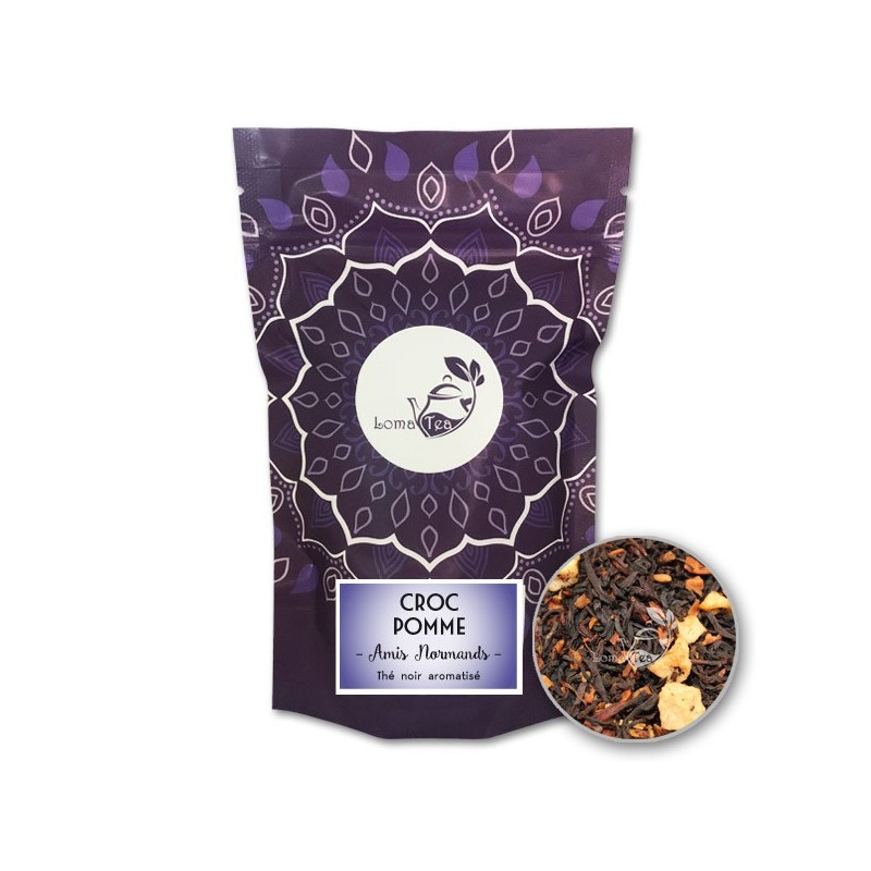 Black tea croc apple lomatea bulk 100g