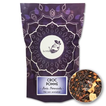 Thé noir CROC POMME VRAC 100g - LOMATEA