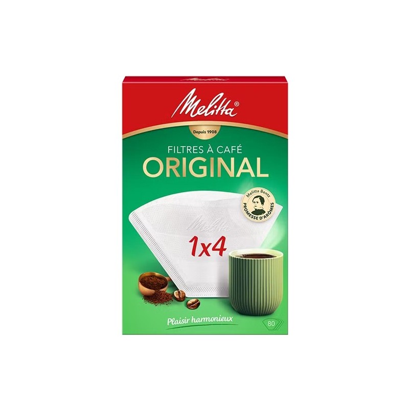 Filtres à café ORIGINAL 1X4  80 unités - MELITTA