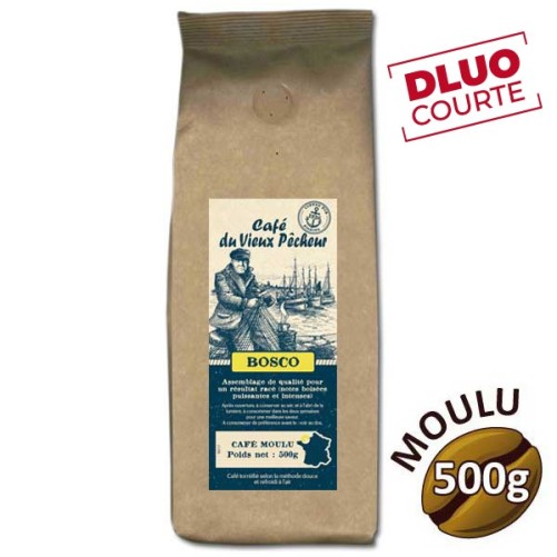 Café moulu BOSCO 500g DLUO - CAFÉ DU VIEUX PÊCHEUR