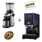 Offre spéciale CLASSIC E24 BLUE RI9481/15 et MD15 RI8123/01 - GAGGIA + 1 Kg de café grain OFFERT