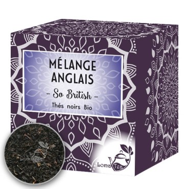 Tè nero inglese melange lomatea x 20 piramide infustes