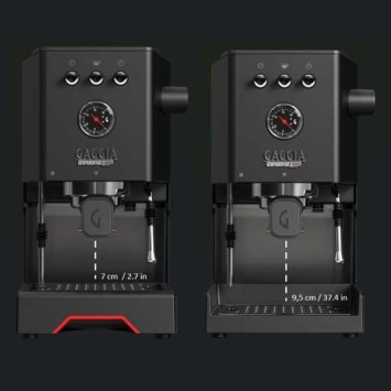 Machine à café espresso CLASSIC UP - BLACK GAGGIA EG2500/10 (+ 4 x 250g de café offerts)