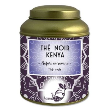 Thé noir KENYA Milima TGFOP VRAC Boîte métal 100g - LOMATEA