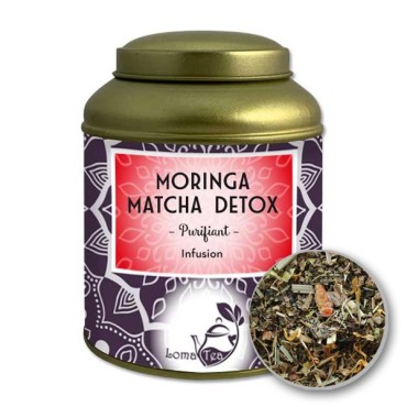 Infusion MORINGA MATCHA DETOX VRAC 70g - LOMATEA
