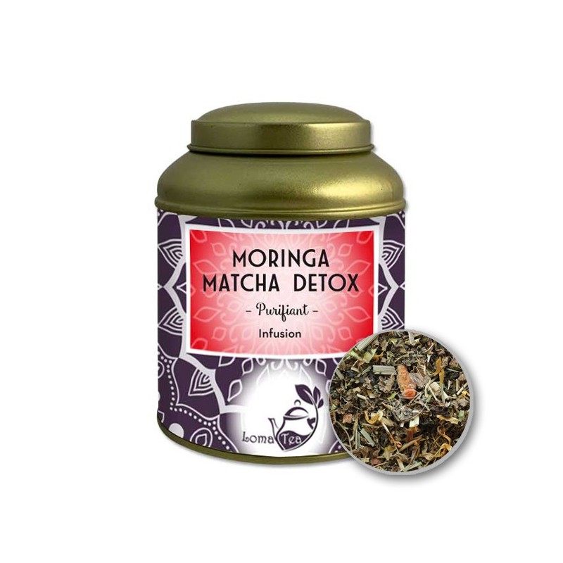 Infusion MORINGA MATCHA DETOX VRAC 70g - LOMATEA Infusion MORINGA MATCHA DETOX VRAC 70g - LOMATEA