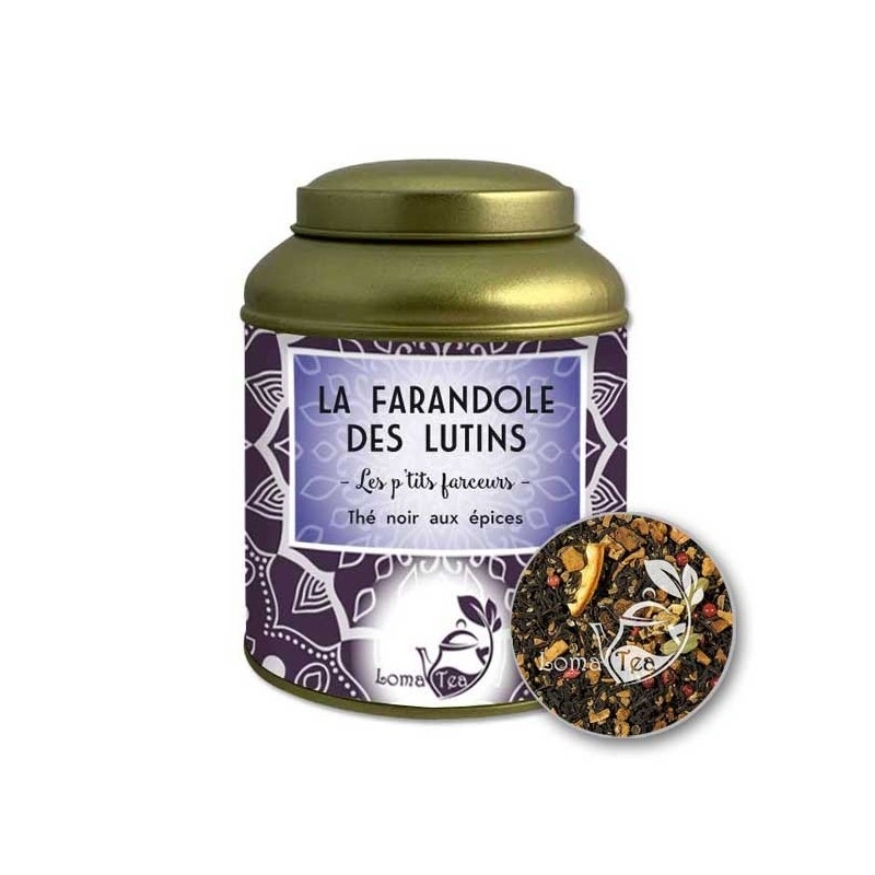 Black tea farandole des elins lomatea bulk 100g
