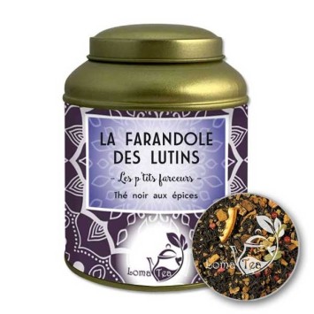 Thé noir FARANDOLE DES LUTINS VRAC 100g - LOMATEA