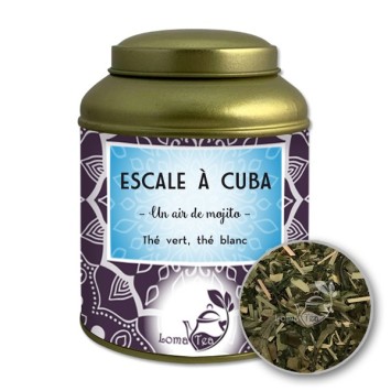 Thé blanc ESCALE A CUBA VRAC Boîte métal 100g - LOMATEA