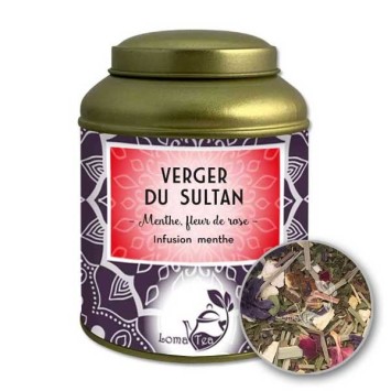 Infusion VERGER DU SULTAN VRAC Boîte métal 70g - LOMATEA