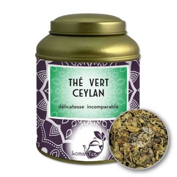 Thé vert CEYLAN MELFORT VRAC Boîte métal 100g - LOMATEA