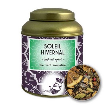 Thé vert SOLEIL HIVERNAL VRAC Boîte métal 100g - LOMATEA