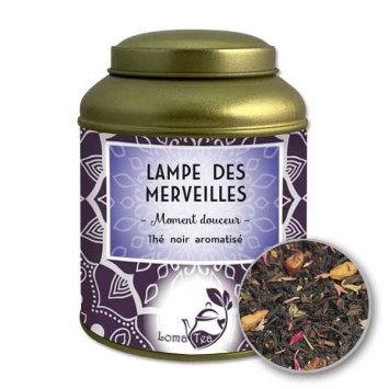 Thé noir LAMPE DES MERVEILLES VRAC Boîte métal 100g - LOMATEA