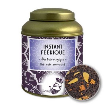Thé noir INSTANT FÉÉRIQUE VRAC Boîte métal 100g - LOMATEA