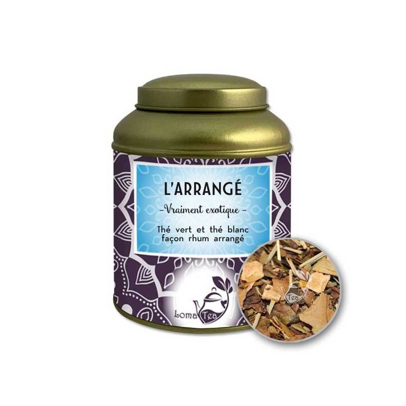 Green tea The Arrange Lomatea Bulk 100g