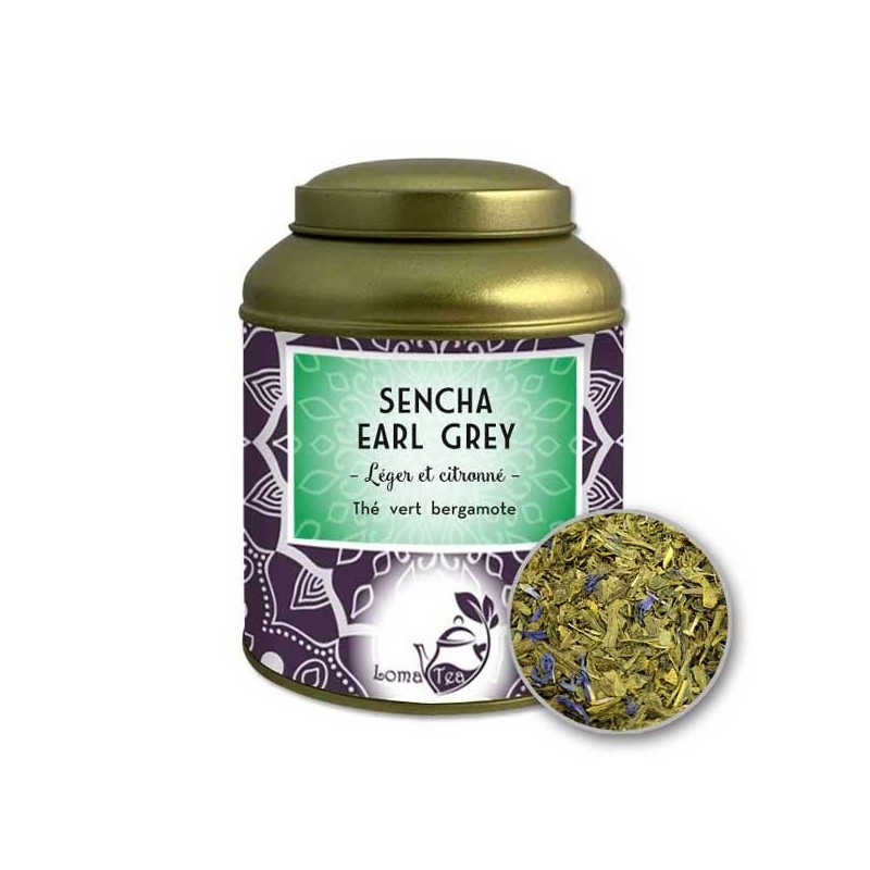 Sencha Earl Grey Lomatea Vrac 100g green tea