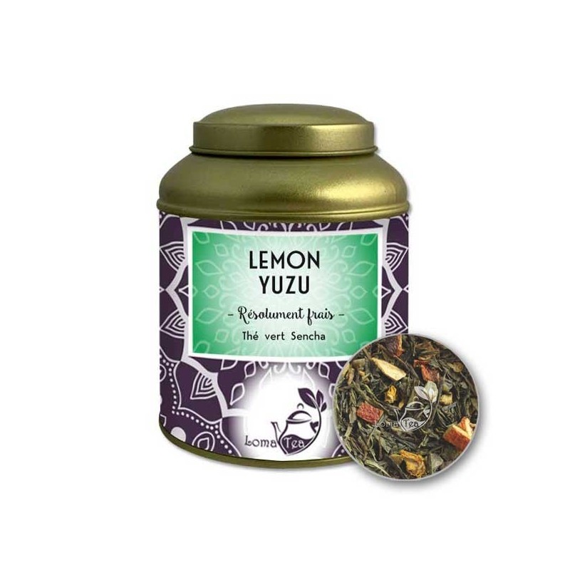 Green tea lemon yuzu lomatea bulk 100g Green tea lemon yuzu lomatea bulk 100g
