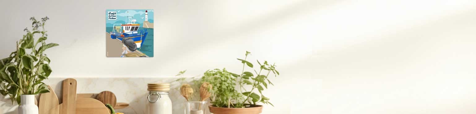 De jolies plaques décoratives vintage remises au goût du jour